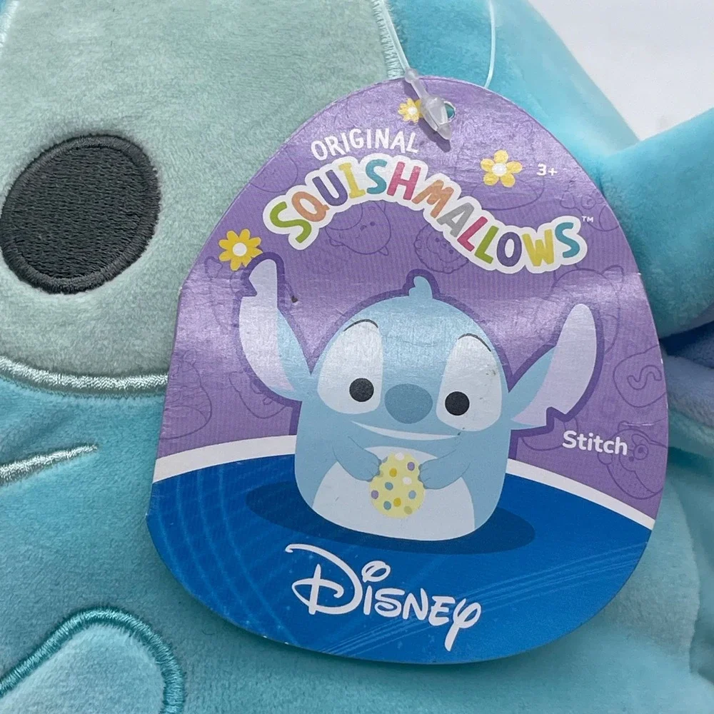 NWT Disney Squishmallows Stitch SQDI00121 Kids 8 Inch Blue Easter Egg Plush Toy
